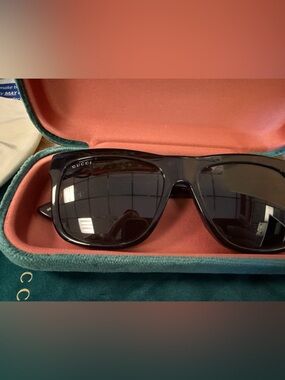 Gucci gg0158sn sunglasses tortoise with case 54